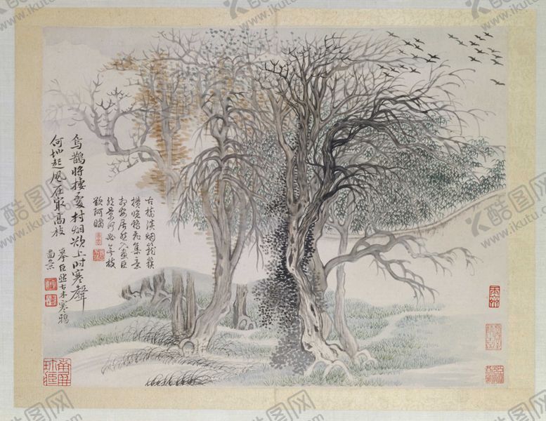 编号：39887909181418066202【酷图网】源文件下载-清代恽寿平花草绘画