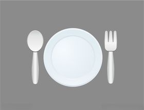 矢量餐具用品多种