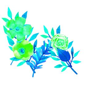 花素材鲜朵小清新朵朵底纹