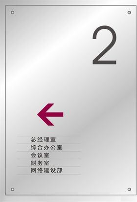 楼层导视牌