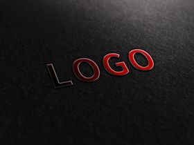 纸张logo印刷样机