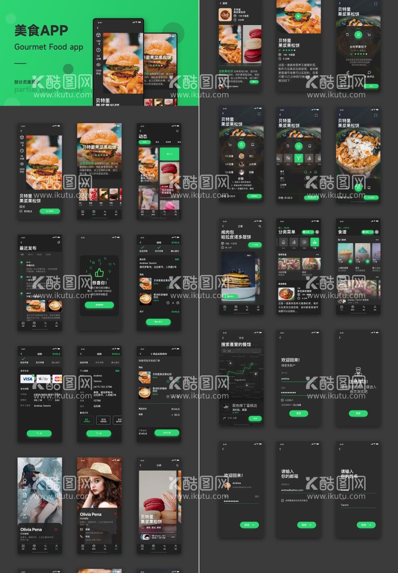 编号：97838911231700587740【酷图网】源文件下载-UI美食APP