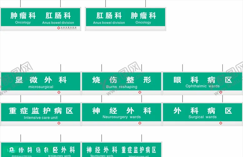 编号：71849604231524336682【酷图网】源文件下载-医院科室牌