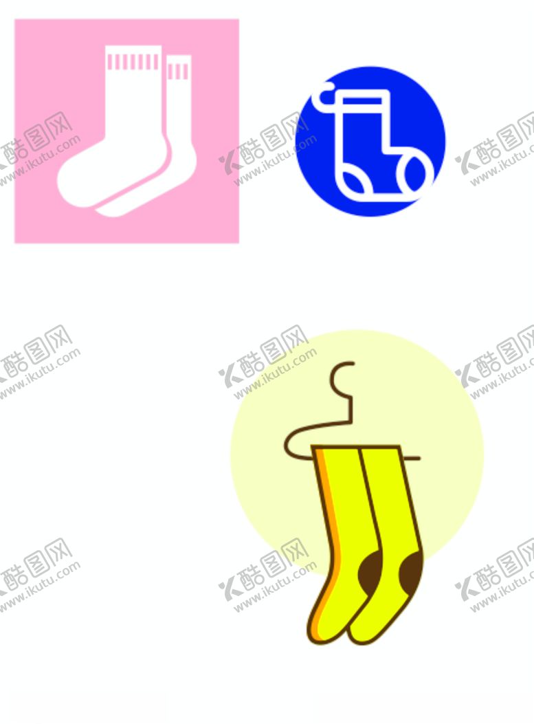 编号：13341309151657236569【酷图网】源文件下载-袜子卡通