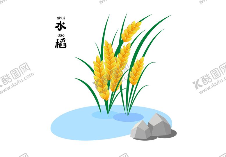编号：20856410070925540796【酷图网】源文件下载-稻子