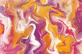 水彩背景清新素材挂画