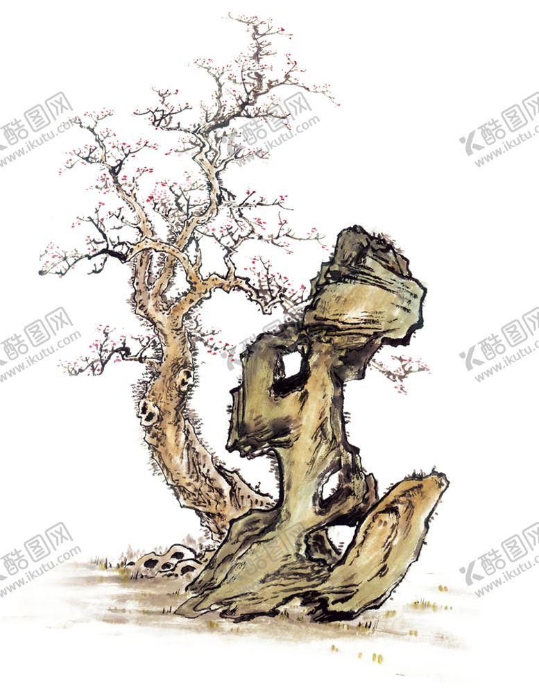 编号：71160509180022024788【酷图网】源文件下载-中国风水墨梅