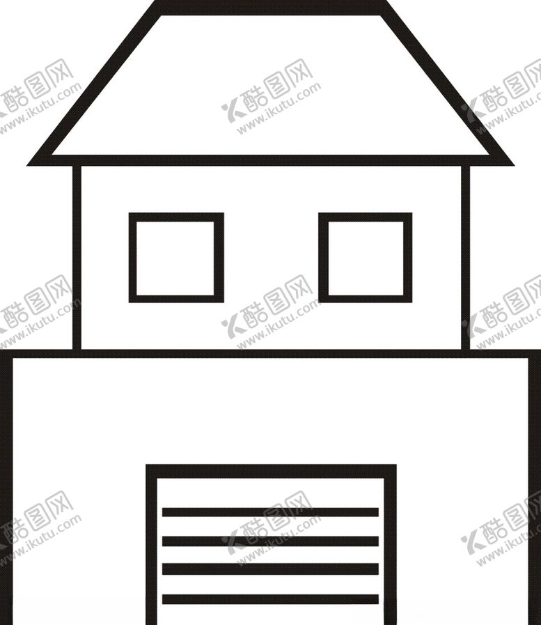 编号：50165906241759038988【酷图网】源文件下载-建筑房屋剪影-12