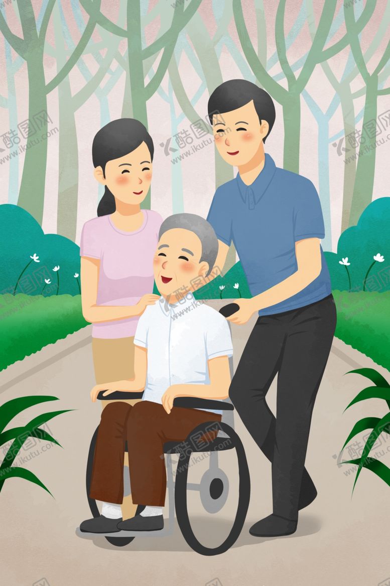 编号：99686310262319004541【酷图网】源文件下载-重阳节插画