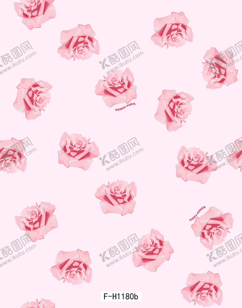 编号：63278409141058223420【酷图网】源文件下载-玫瑰水彩四方连续