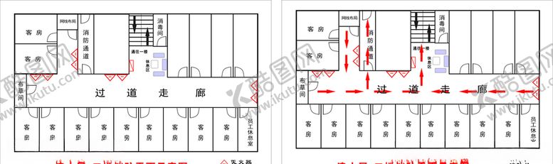编号：88783107051126252151【酷图网】源文件下载-宾馆平面图