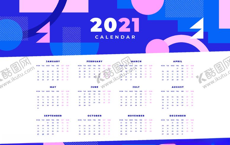 编号：75932406171858504489【酷图网】源文件下载-2021日历