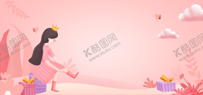 编号：87369409161841486357【酷图网】源文件下载-妇女节背景