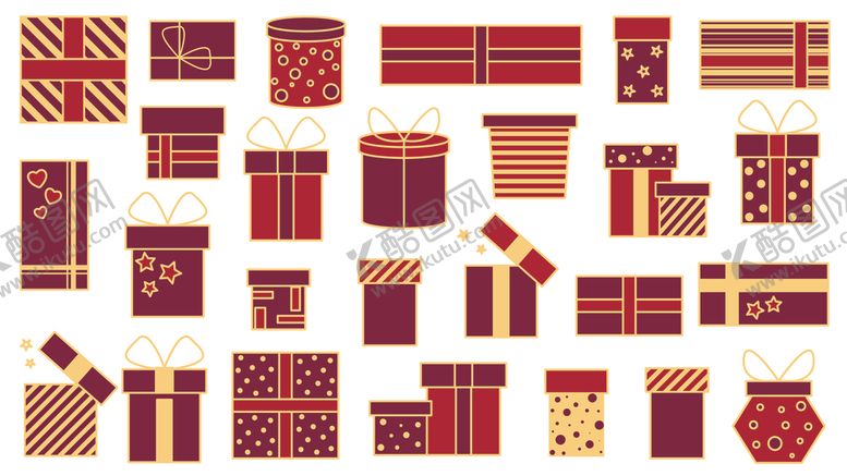 编号：97698904011912247263【酷图网】源文件下载-礼盒图案