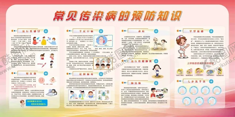 编号：80042901201625528631【酷图网】源文件下载-常见传染病的预防知识