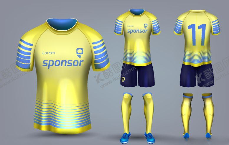 编号：30138209262044574053【酷图网】源文件下载-世界杯足球队服运动服T恤设计