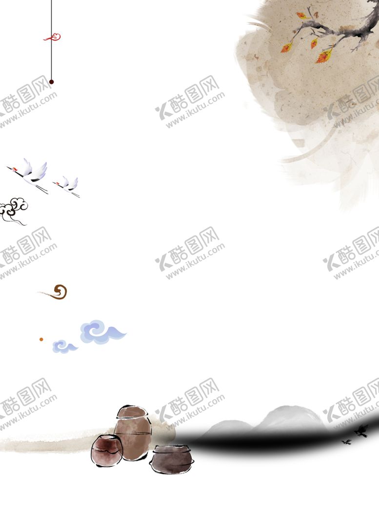 编号：87609604171644198437【酷图网】源文件下载-仙鹤元素