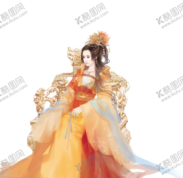 编号：70902604301800082130【酷图网】源文件下载-古典美女