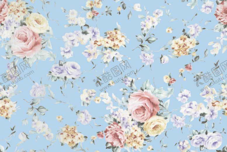 编号：19483004040009294668【酷图网】源文件下载-小碎花水彩花手绘花大花