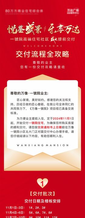 地产交房长图