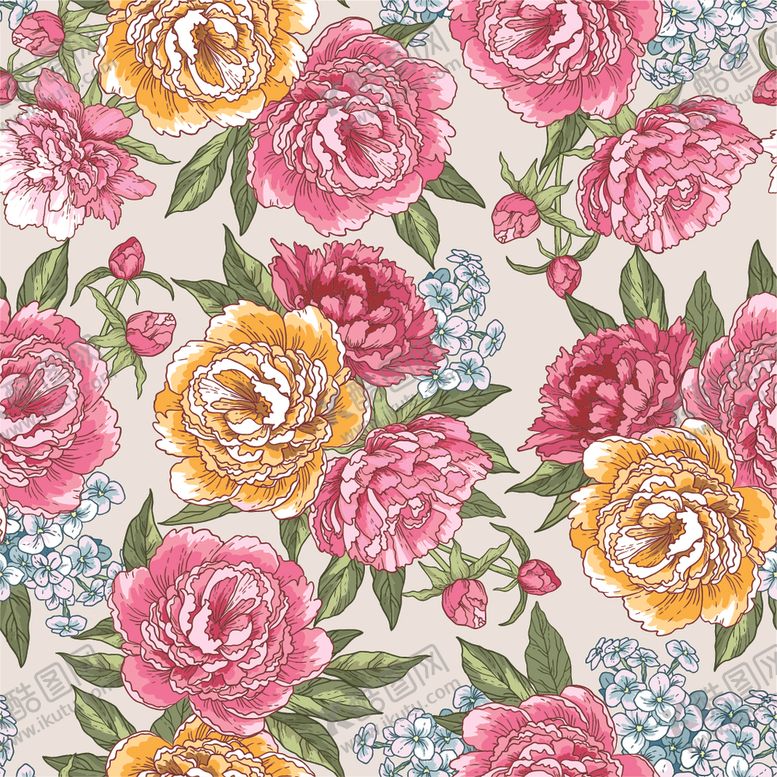 编号：57090811011129011799【酷图网】源文件下载-连续花纹