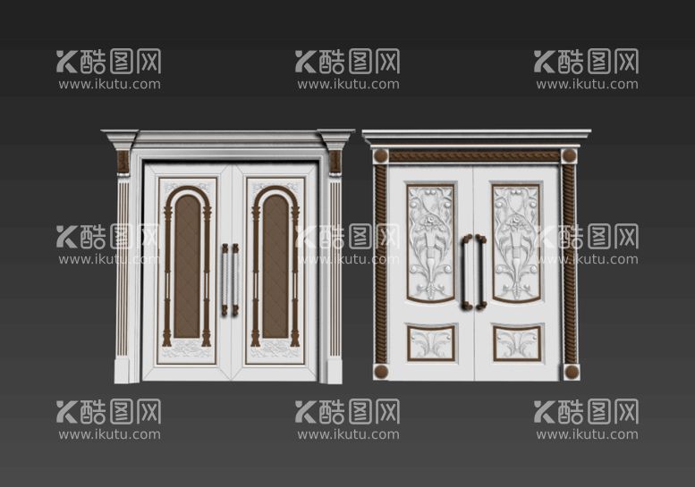 编号：97253910292218393464【酷图网】源文件下载-门窗模型