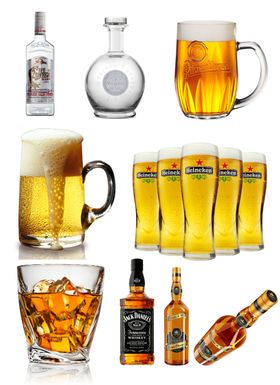 免抠图啤酒伏特加