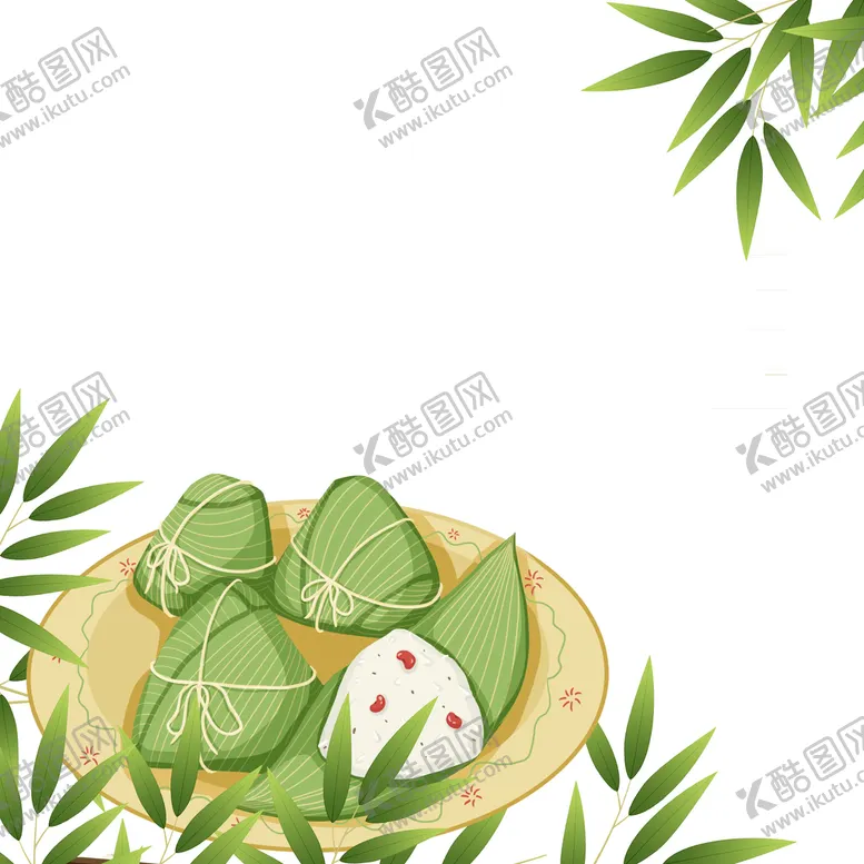 编号：80529610081806463026【酷图网】源文件下载-卡通端午粽子素材