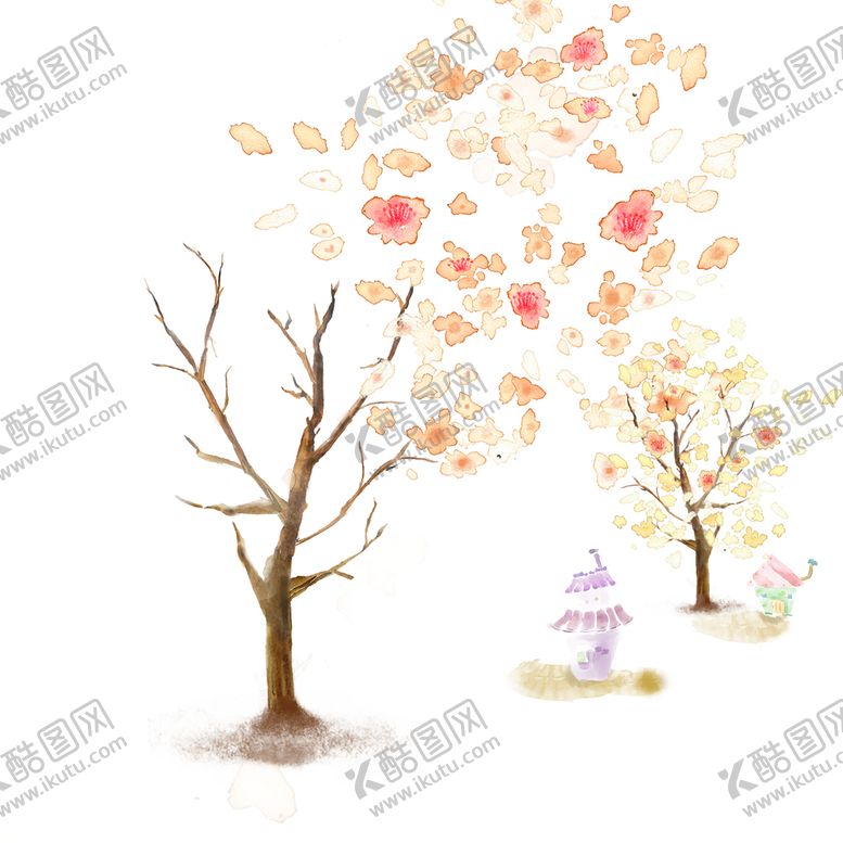 编号：85162009150611143985【酷图网】源文件下载-花卉  古典花纹手绘梅花