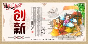 卡通校园文化展板之创新