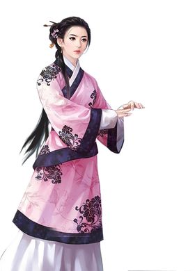 古装帅哥美女插画图片动漫风手绘东方文化国潮