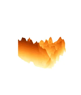 抽象山峰迷雾水墨泼墨