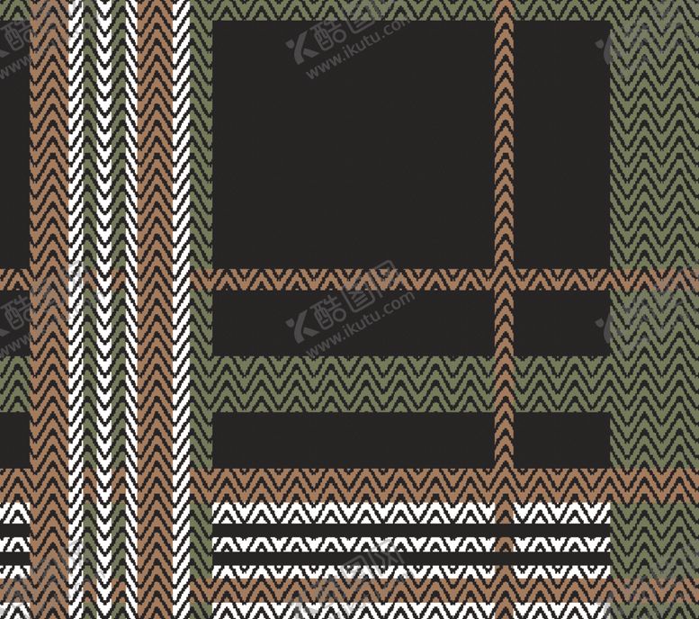 编号：91046809162014305465【酷图网】源文件下载-格子千鸟格数码印花