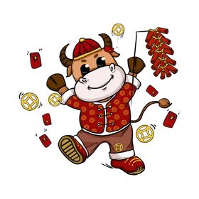 卡通牛形象