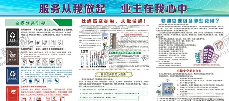 编号：32908109090555238493【酷图网】源文件下载-物业宣传栏