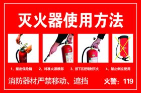 灭火器使用方法