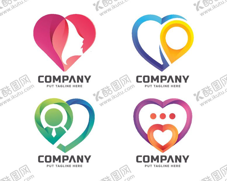 编号：57261410040843249661【酷图网】源文件下载-爱心标志