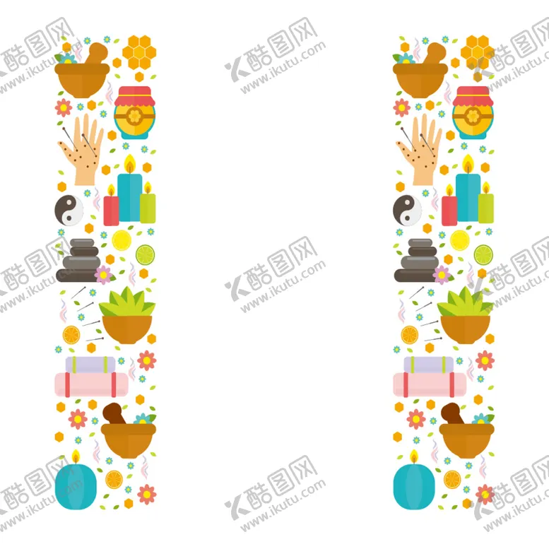 编号：80956110111806382406【酷图网】源文件下载-矢量食物边框