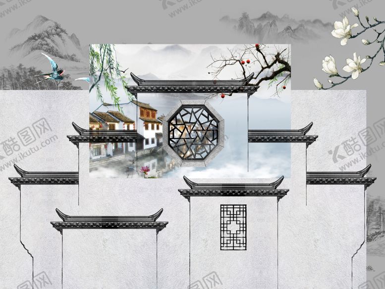 编号：48932405180046056945【酷图网】源文件下载-徽派