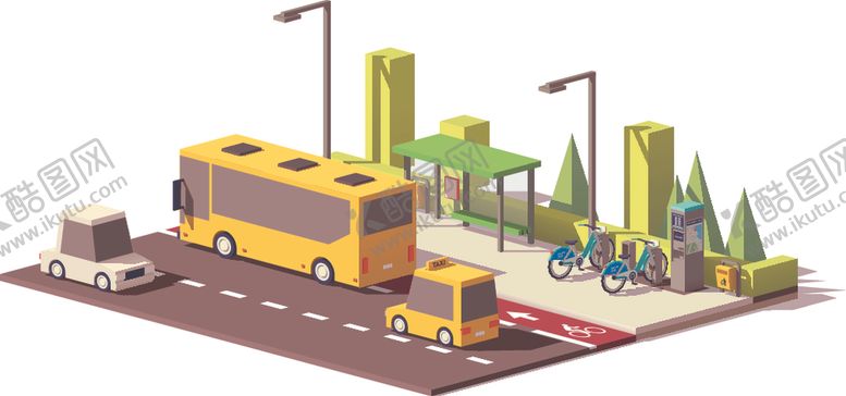 编号：54739110011443276017【酷图网】源文件下载-等距建筑