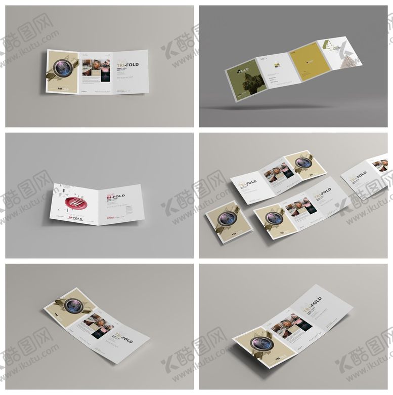 编号：41678101141911291454【酷图网】源文件下载-册子折页宣传册样机