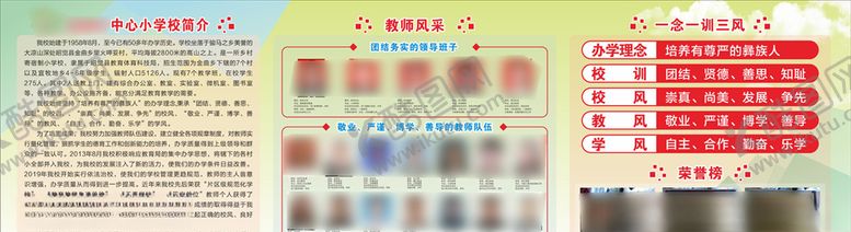 编号：73791007052319298405【酷图网】源文件下载-学校情况介绍展板
