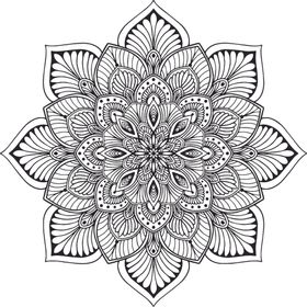 曼陀罗花纹