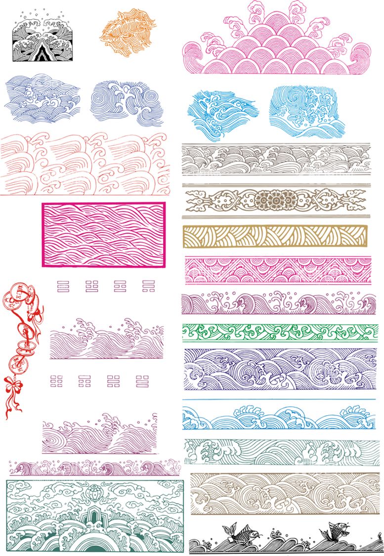 编号：07835909201739056152【酷图网】源文件下载-中国古代传统纹样图形