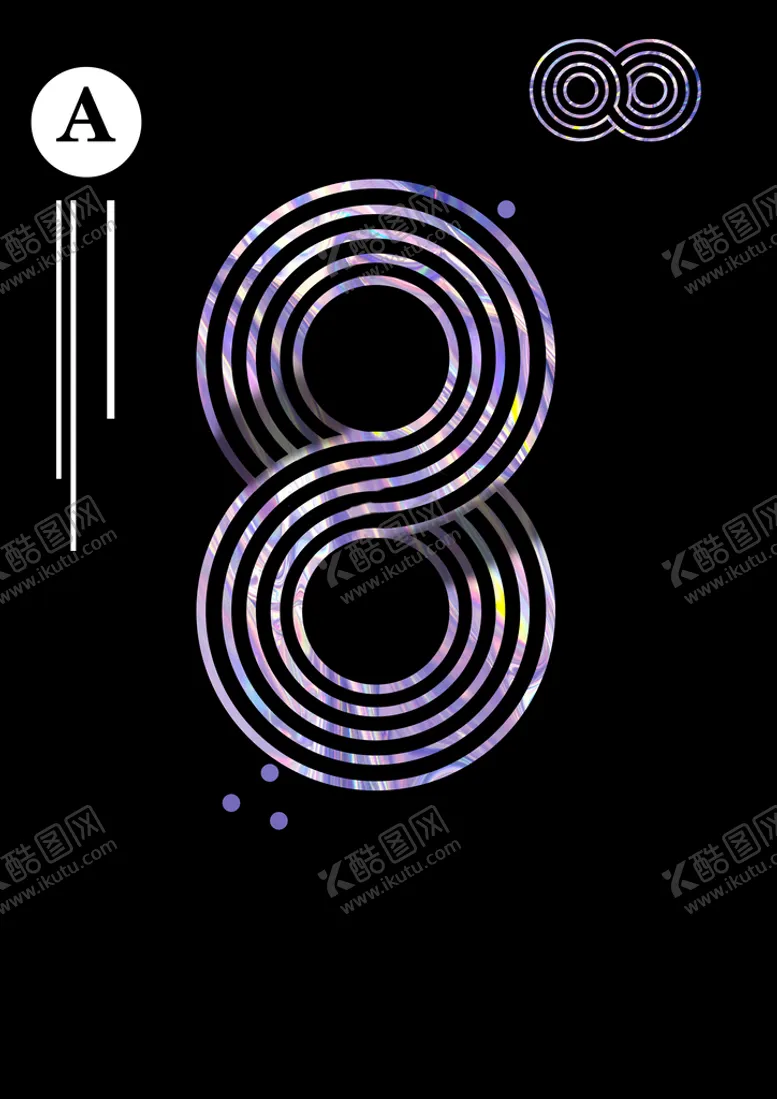 编号：85906310211136019018【酷图网】源文件下载-8字线稿图