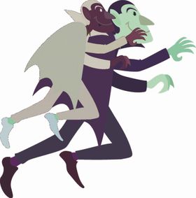 吸血鬼奇幻生物超自然生物族卡通人物