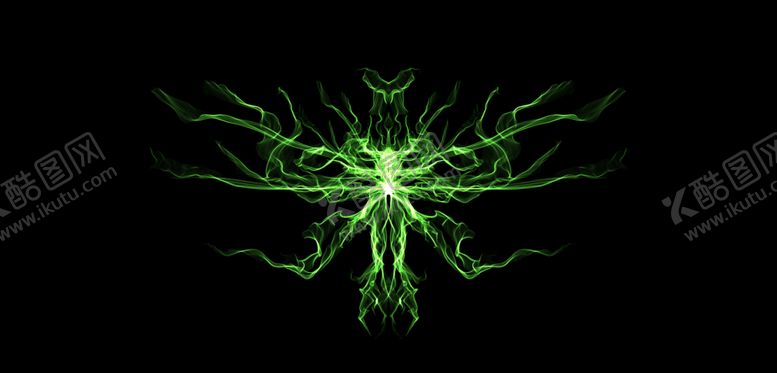 编号：70713510021620323406【酷图网】源文件下载-绿色花纹光效