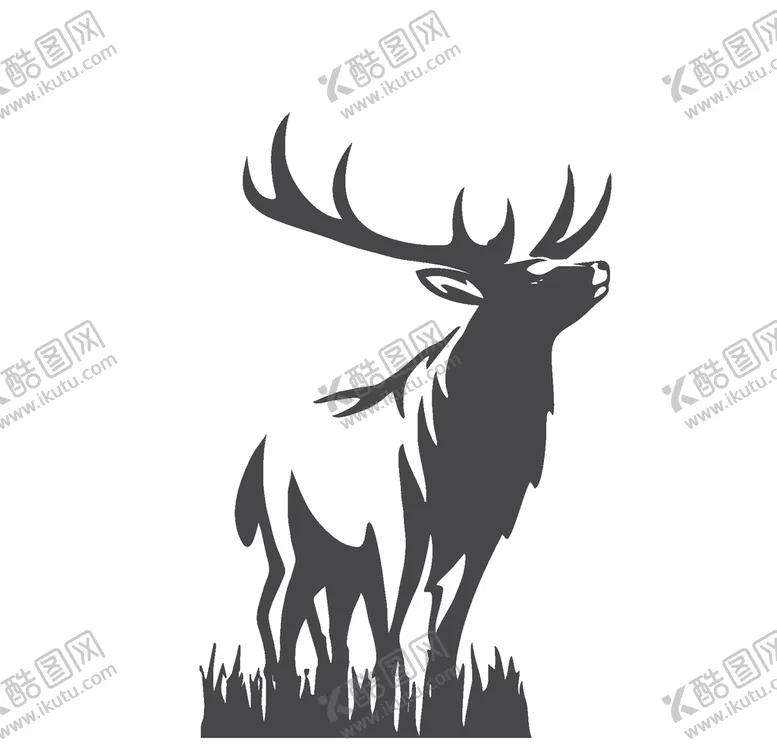 编号：73378206241128096952【酷图网】源文件下载-鹿logo
