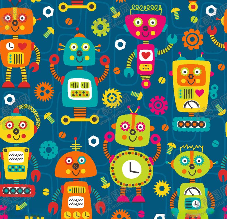 编号：41017109202353235020【酷图网】源文件下载-卡通创意拼接图案设计