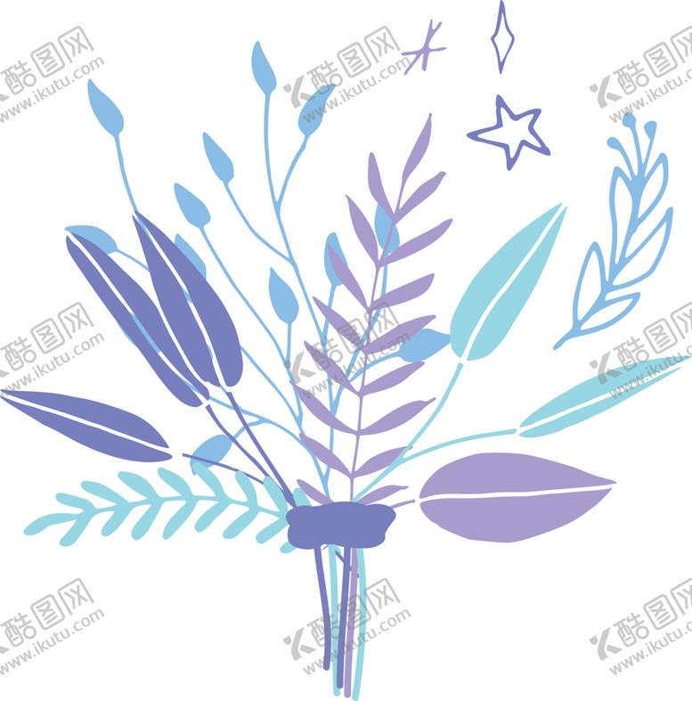 编号：85821907030206376193【酷图网】源文件下载-花草插画